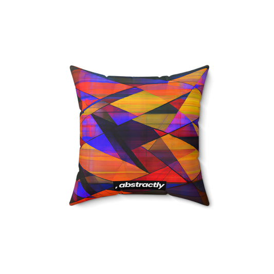 Eloise Franklin - Gravity Force, Abstractly - Faux Suede Throw Pillow