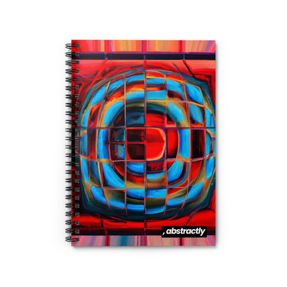 Felix Linderholm - Magnetic Force, Abstractly - Spiral Notebook