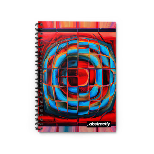 Felix Linderholm - Magnetic Force, Abstractly - Spiral Notebook