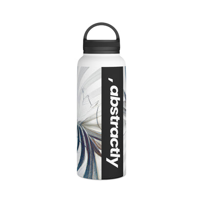 Cassandra Steller - Magnetic Force, Abstractly - Stainless Steel Water Bottle