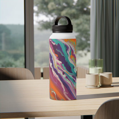 Gustavine Crystalidian - Chemistry, Abstractly - Stainless Steel Water Bottle