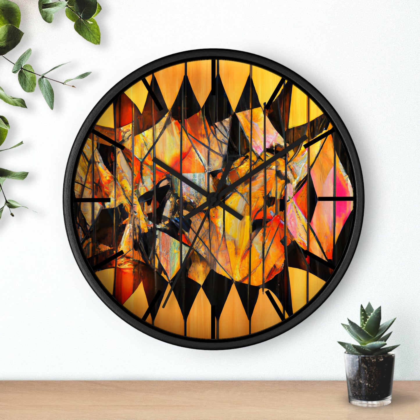 Dorothy Baxter - Magnetic Force, Abstractly - Wall Clock