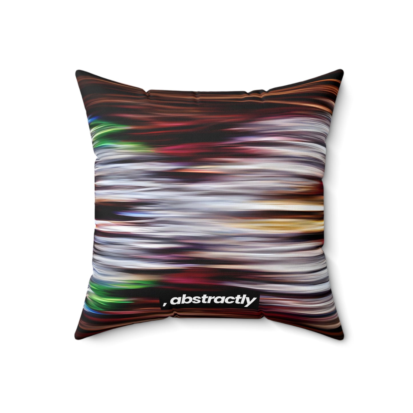 Victor Kienzle - Spring Force, Abstractly - Faux Suede Throw Pillow