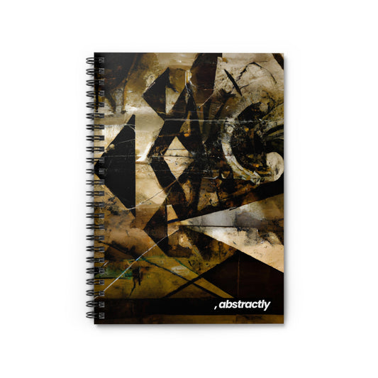 Amelia Barrington - Applied Force, Abstractly - Spiral Notebook