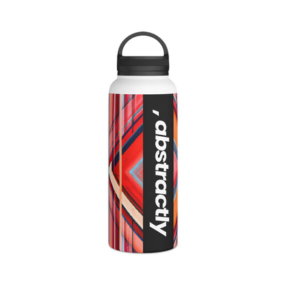 Irene Strauss - Electric Force, Abstractly - Stainless Steel Water Bottle