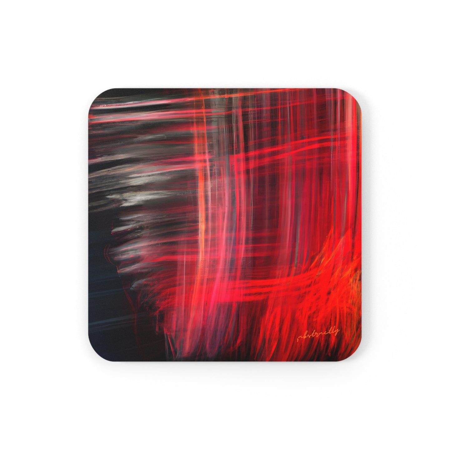 Veronica Chamberlain - Weak Force, Abstractly - Corkwood Coaster Set of 4