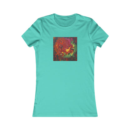 Johannsonite Crystal - Chemistry, Abstractly - Ladies' Cut Tee