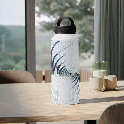 Cassandra Steller - Magnetic Force, Abstractly - Stainless Steel Water Bottle