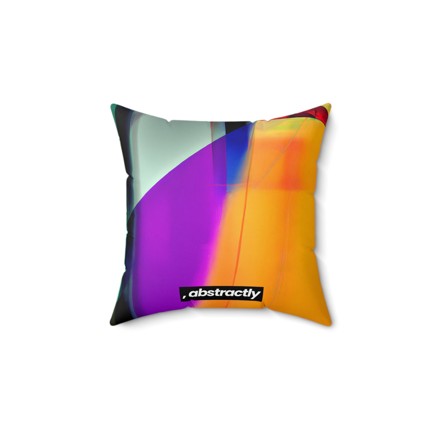 Curtis Klein - Friction Force, Abstractly - Faux Suede Throw Pillow