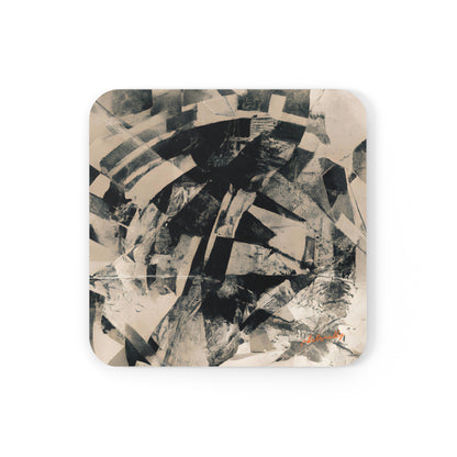 Andrea Sterling - Gravity Force, Abstractly - Corkwood Coaster Set of 4