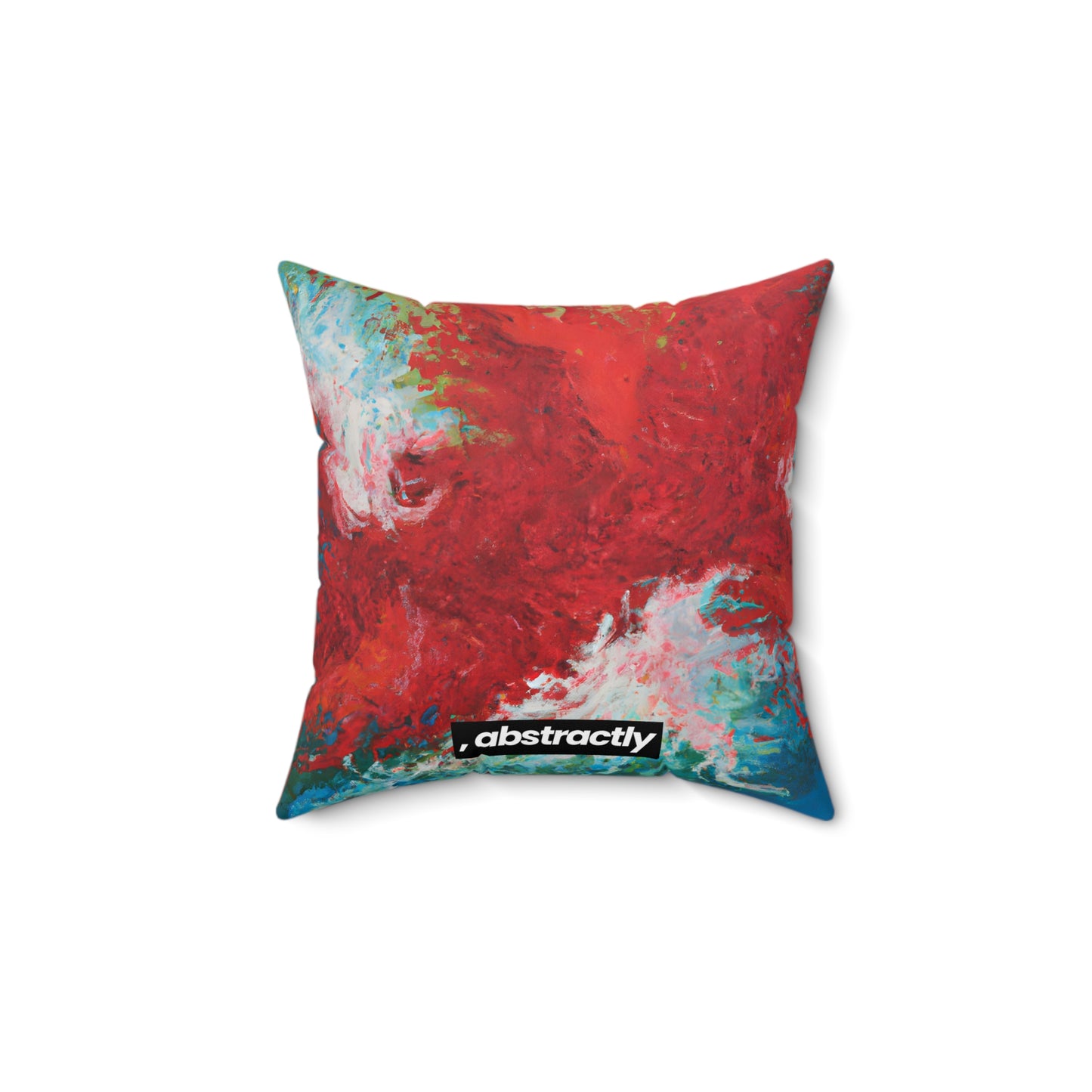 Fluoridium Hexanate - Chemistry, Abstractly - Faux Suede Throw Pillow