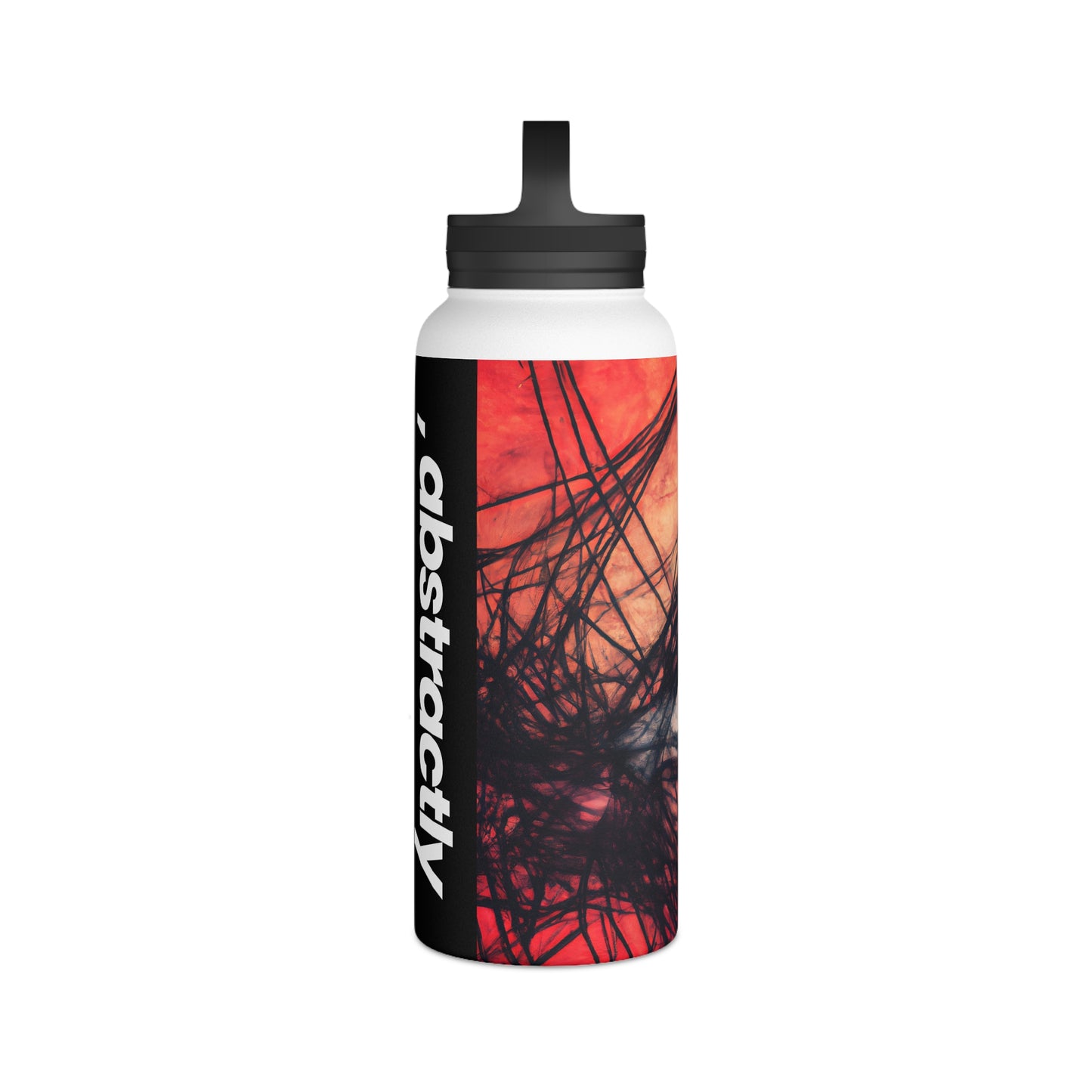 Clarence Buerkett - Electromagnetic Force, Abstractly - Stainless Steel Water Bottle