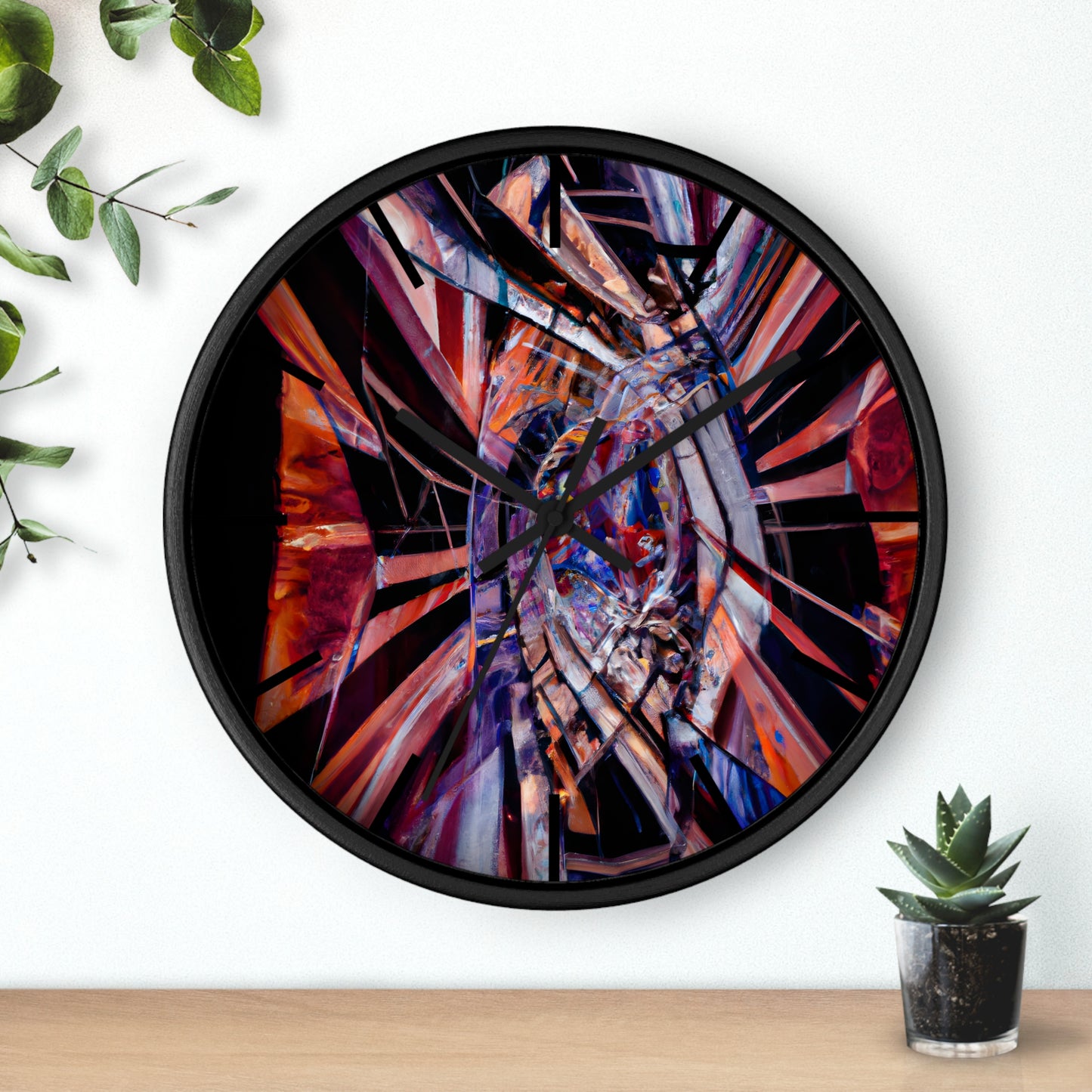 Belinda Hayes - Electromagnetic Force, Abstractly - Wall Clock