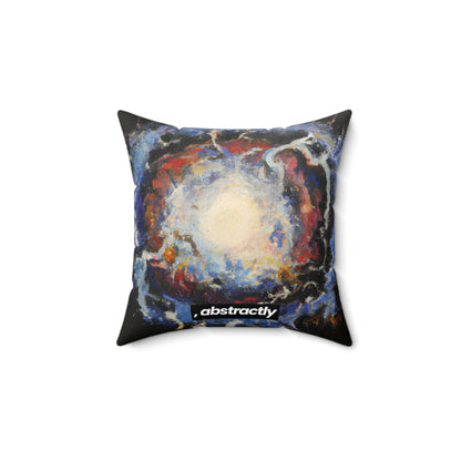 Quantum Fluxite - Chemistry, Abstractly - Faux Suede Throw Pillow