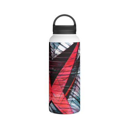 Caroline Burnett - Electric Force, Abstractly - Stainless Steel Water Bottle