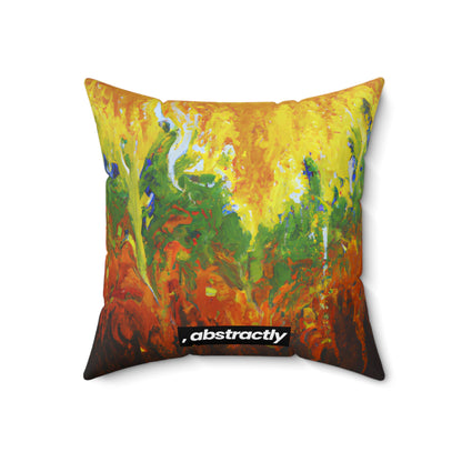 Frigivenium Crystal - Chemistry, Abstractly - Faux Suede Throw Pillow