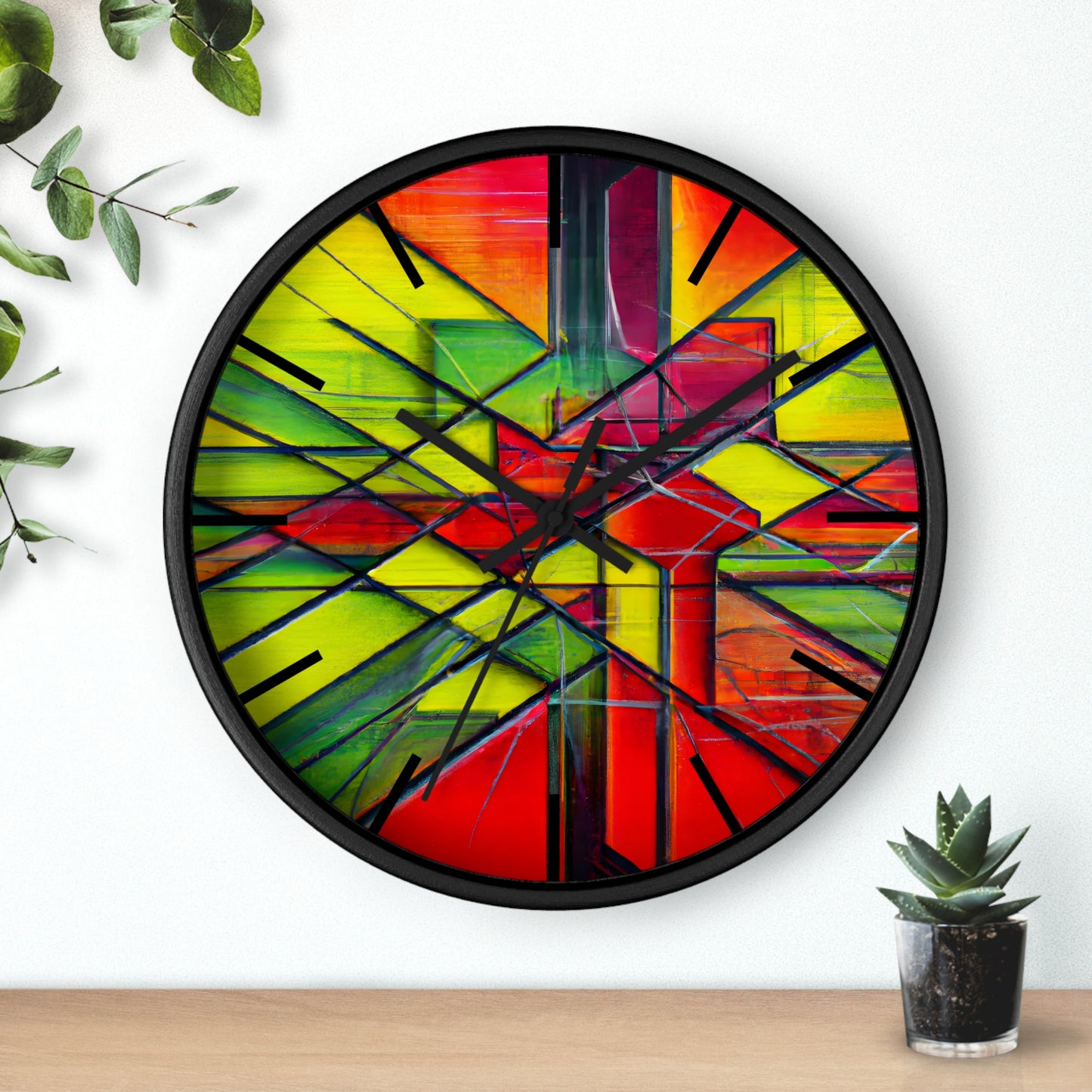 Rosalind Munroe - Electromagnetic Force, Abstractly - Wall Clock