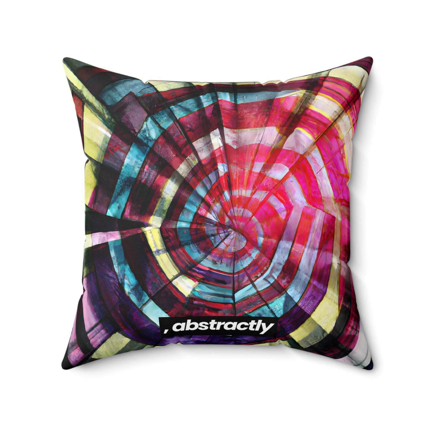 Vera Blackburn - Gravity Force, Abstractly - Faux Suede Throw Pillow