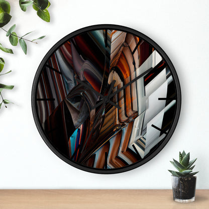 Selena Kastner - Gravity Force, Abstractly - Wall Clock