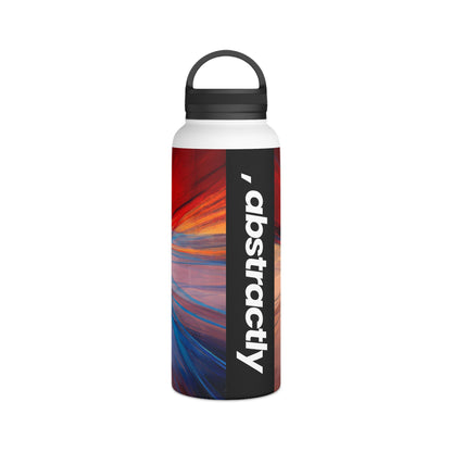 Sylvia Blackburn - Magnetic Force, Abstractly - Stainless Steel Water Bottle