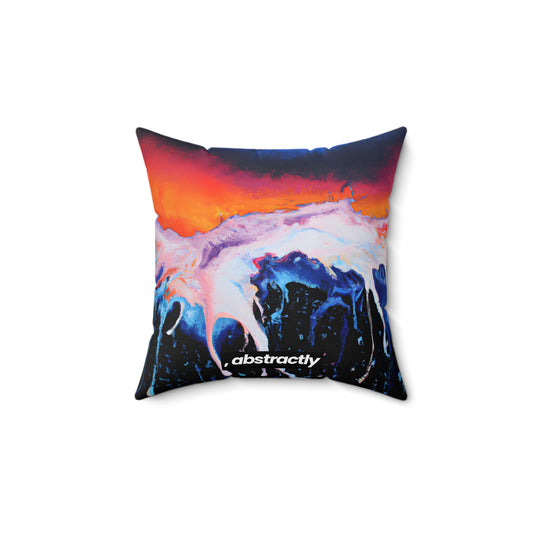 Bischoffite Alloy - Chemistry, Abstractly - Faux Suede Throw Pillow