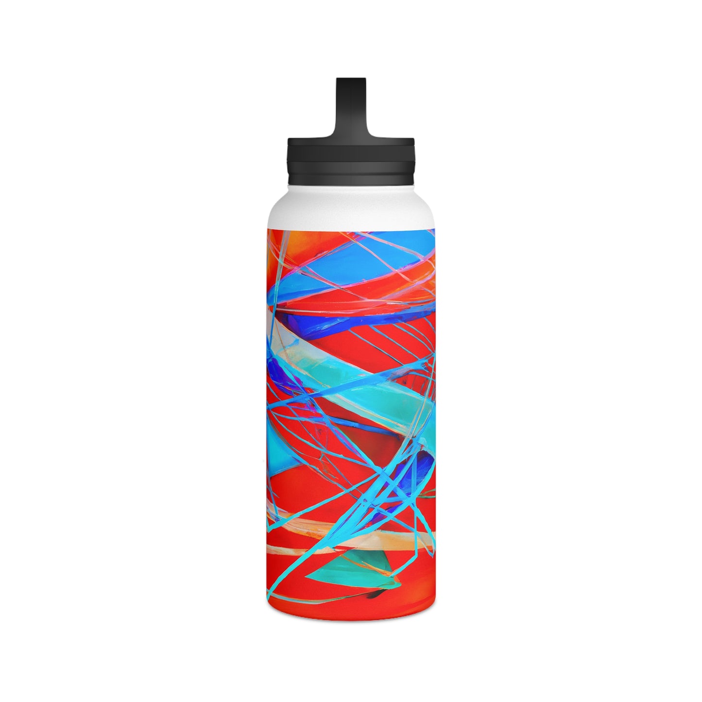 Darlene Roessler - Electric Force, Abstractly - Stainless Steel Water Bottle