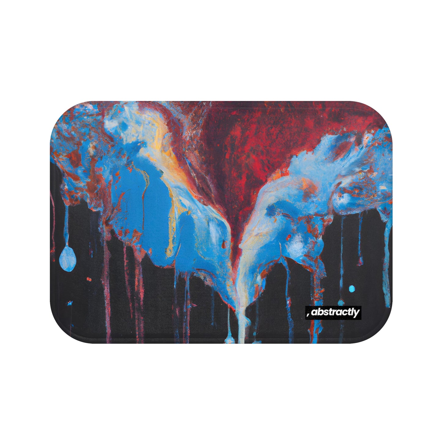 Quantum Quicksilver Crystal - Chemistry, Abstractly - Bath Mat