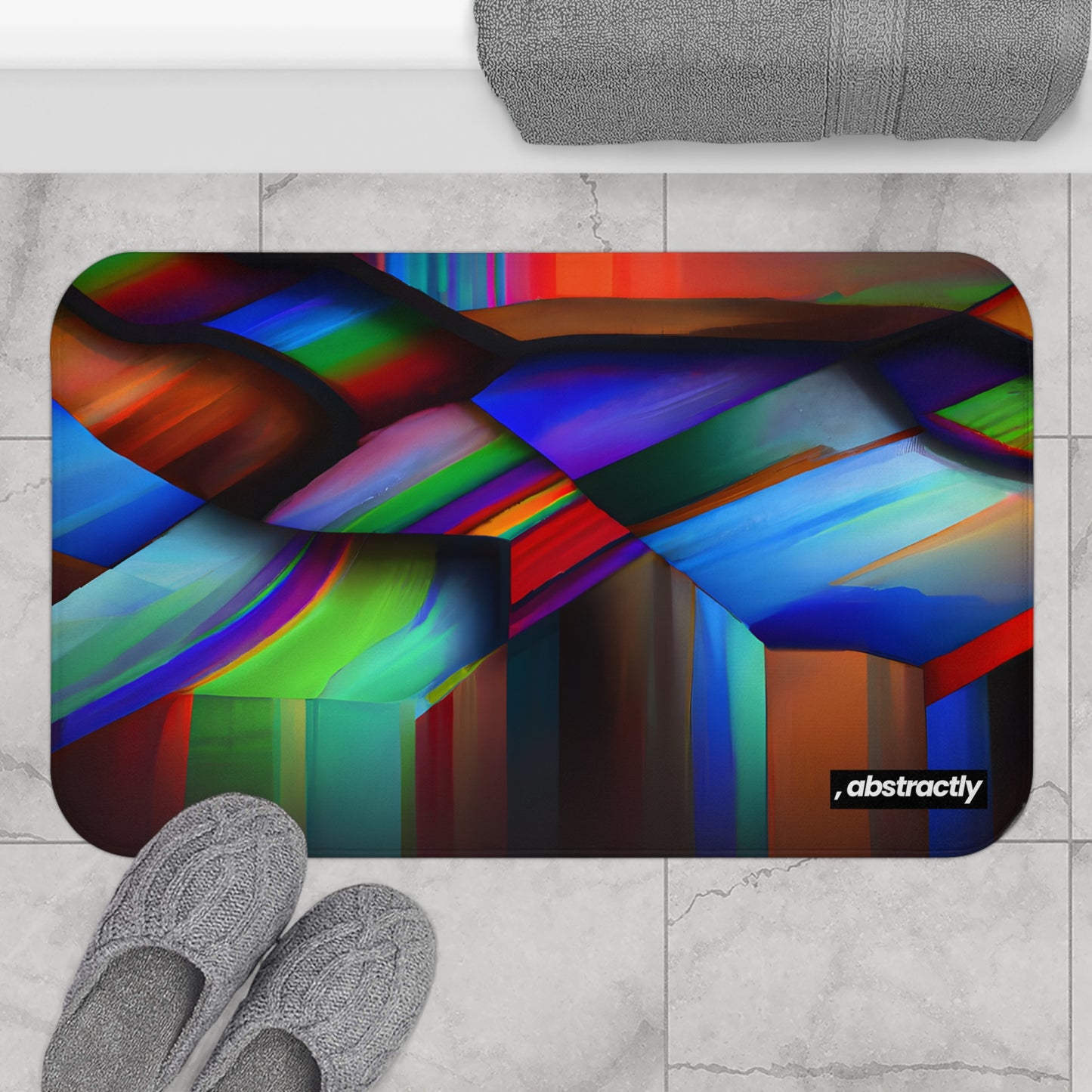 Henry Brinkley - Air Resistance Force, Abstractly - Bath Mat