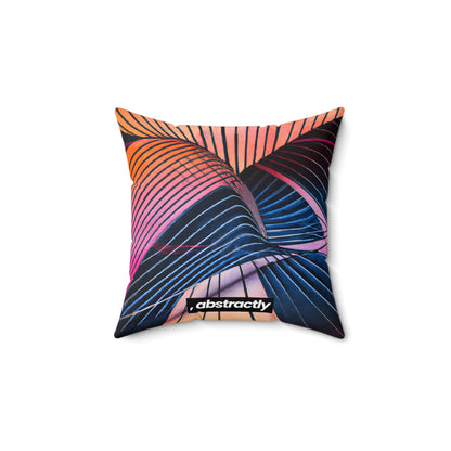 Astrid Nielsen - Strong Force, Abstractly - Faux Suede Throw Pillow