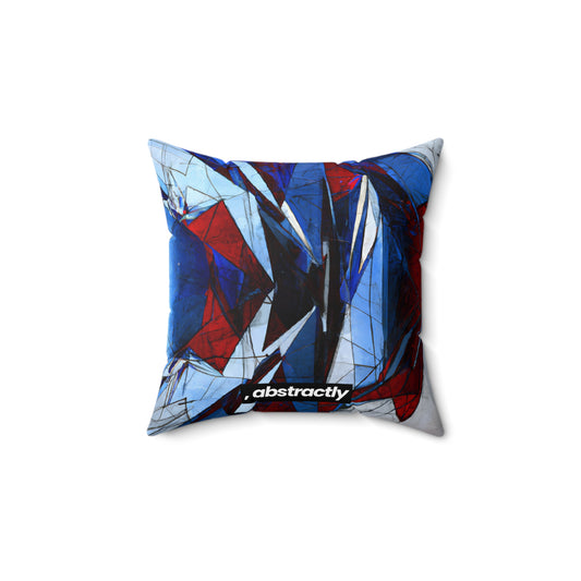 Elaine Hutchins - Normal Force, Abstractly - Faux Suede Throw Pillow