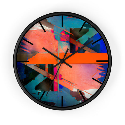 Ariana Sanders - Tension Force, Abstractly - Wall Clock