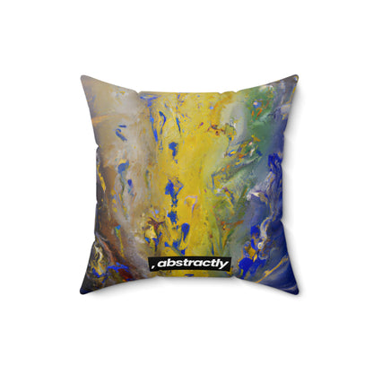 Lavoisier's Luminance - Chemistry, Abstractly - Faux Suede Throw Pillow