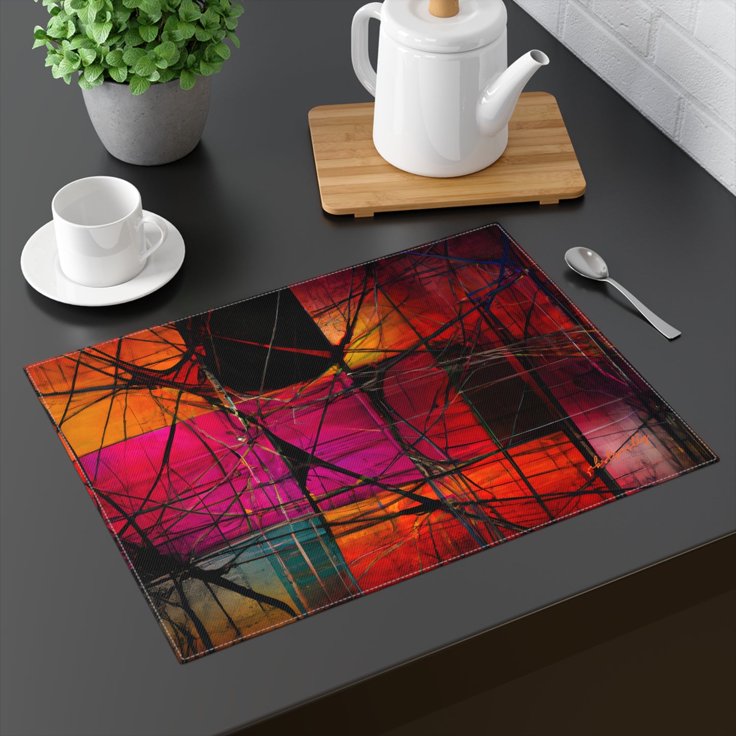 Evelyn Harrison - Strong Force, Abstractly - Placemat