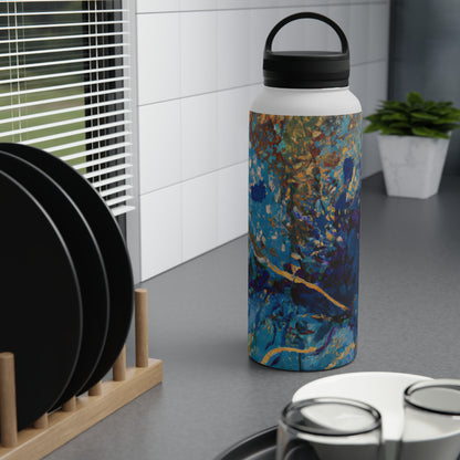 Auroflux Prismatite - Chemistry, Abstractly - Stainless Steel Water Bottle