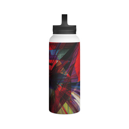 Rebecca Morland - Gravity Force, Abstractly - Stainless Steel Water Bottle