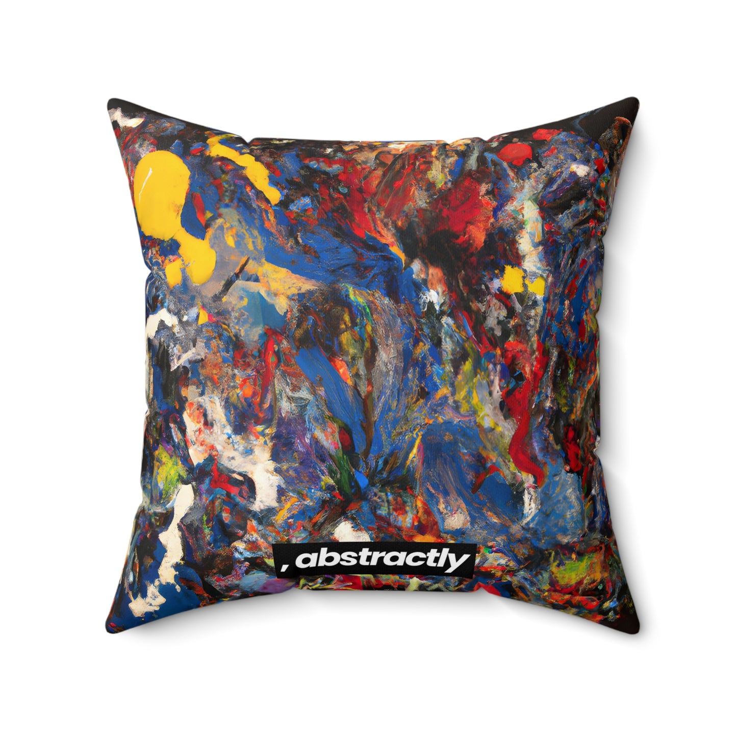 Amber Phosphorus Hexide - Chemistry, Abstractly - Faux Suede Throw Pillow