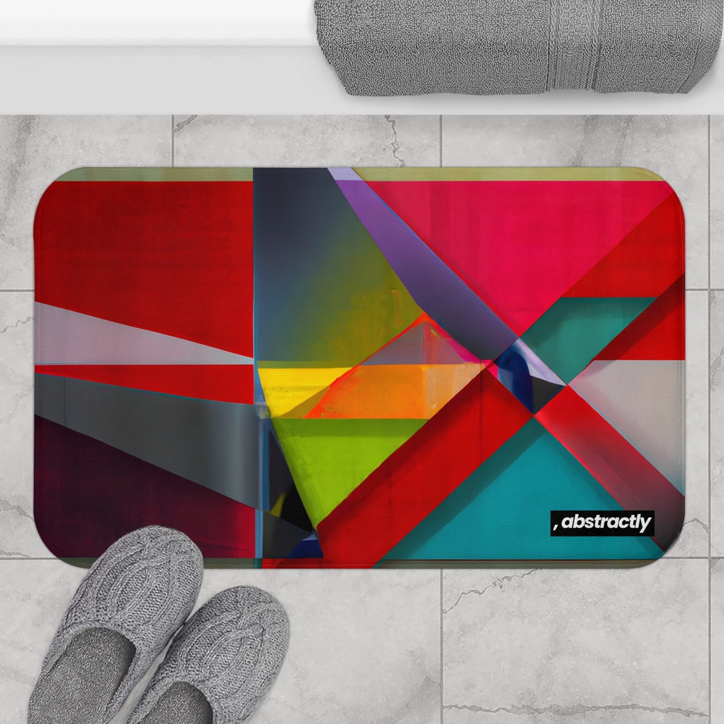 Thomas Sanderson - Friction Force, Abstractly - Bath Mat