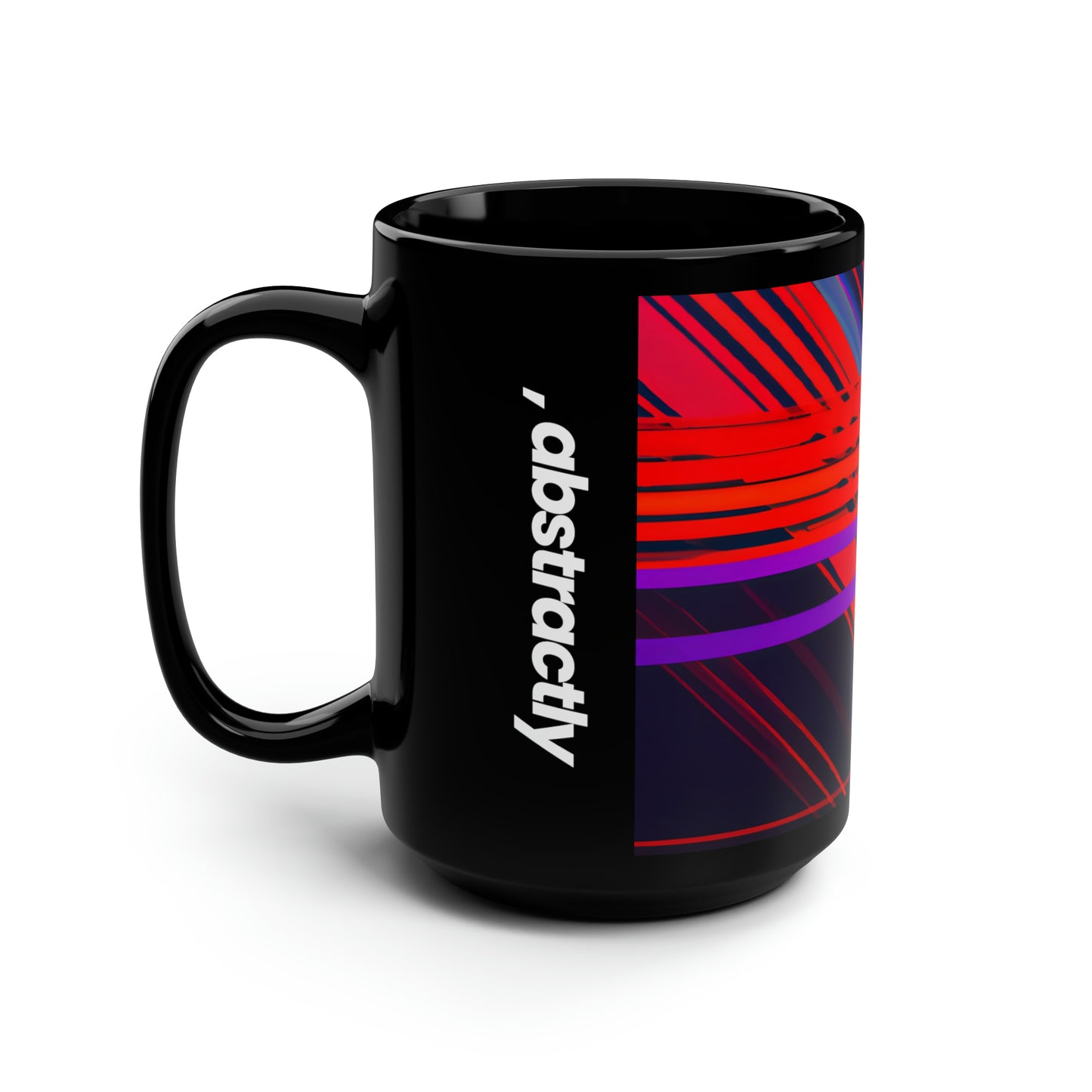 Leonard Goldstein - Air Resistance Force, Abstractly - Black Ceramic Mug 15oz