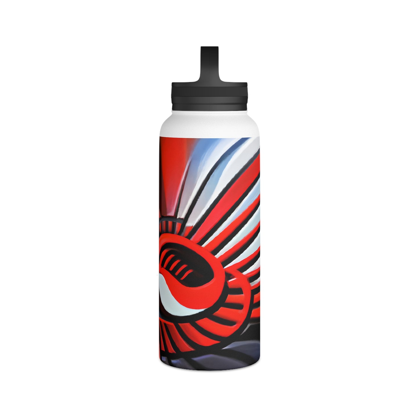 Aaron Feldman - Electric Force, Abstractly - Stainless Steel Water Bottle