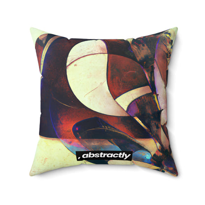 Marianne Rosenfield - Strong Force, Abstractly - Faux Suede Throw Pillow