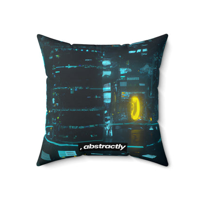 Valor Peak - Liability, Abstractly - Faux Suede Throw Pillow