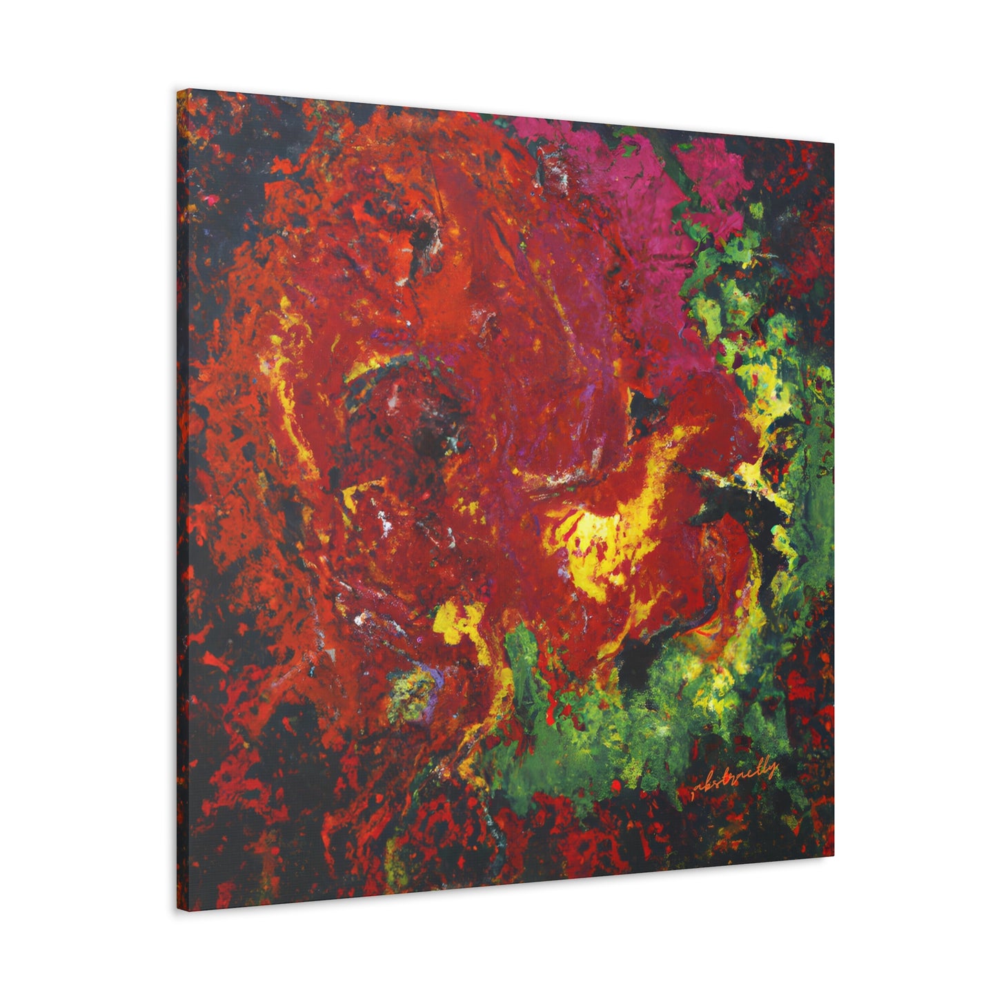 Johannsonite Crystal - Chemistry, Abstractly - Canvas