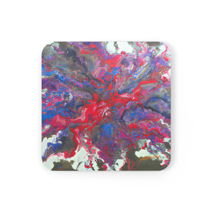 Adalbertonium Fluxide - Chemistry, Abstractly - Corkwood Coaster Set of 4