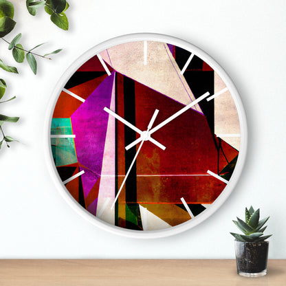 Fiona Hubble - Applied Force, Abstractly - Wall Clock