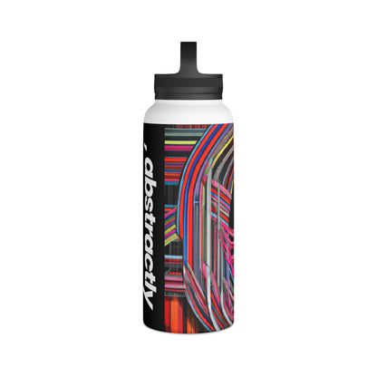 Harold Richards - Electromagnetic Force, Abstractly - Stainless Steel Water Bottle