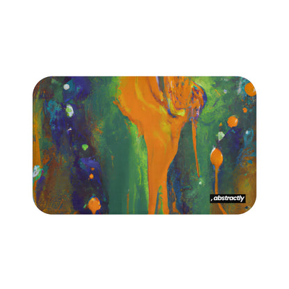 Quantum Sapphire Element - Chemistry, Abstractly - Bath Mat