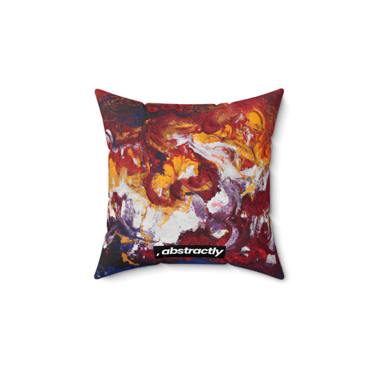 Galactic Nitride - Chemistry, Abstractly - Faux Suede Throw Pillow