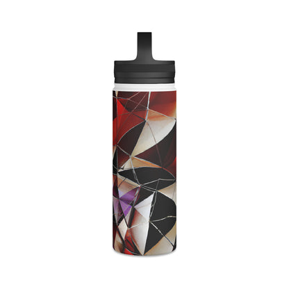 Oscar Klein - Tension Force, Abstractly - Stainless Steel Water Bottle