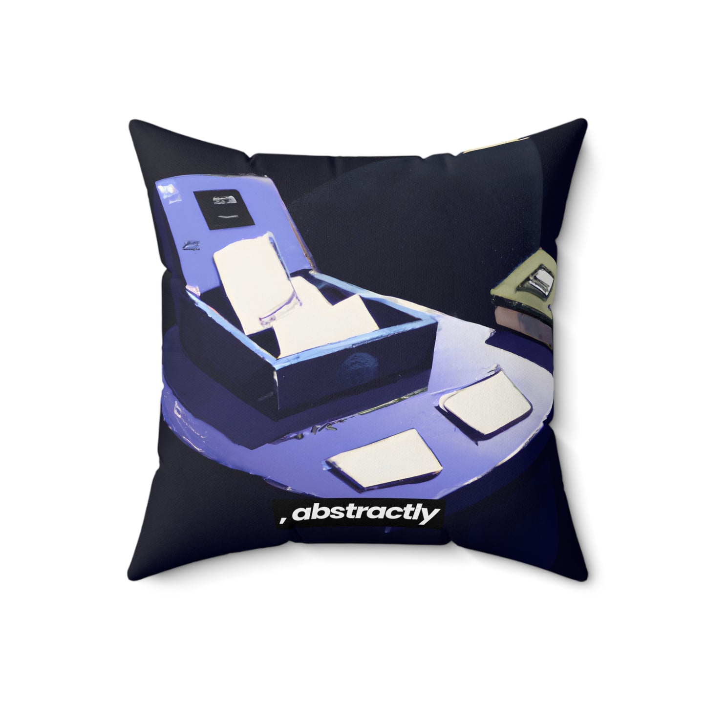 Vanguard Trust - Accounts Payable, Abstractly - Faux Suede Throw Pillow