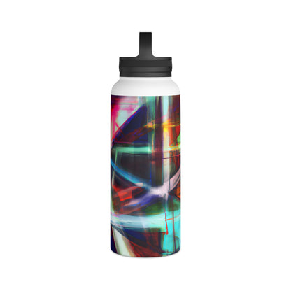 Leonard Kleinberg - Electric Force, Abstractly - Stainless Steel Water Bottle